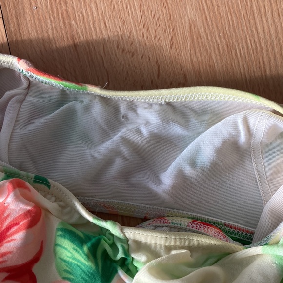 80s Christina floral small bathing suit - Picture 5 of 12